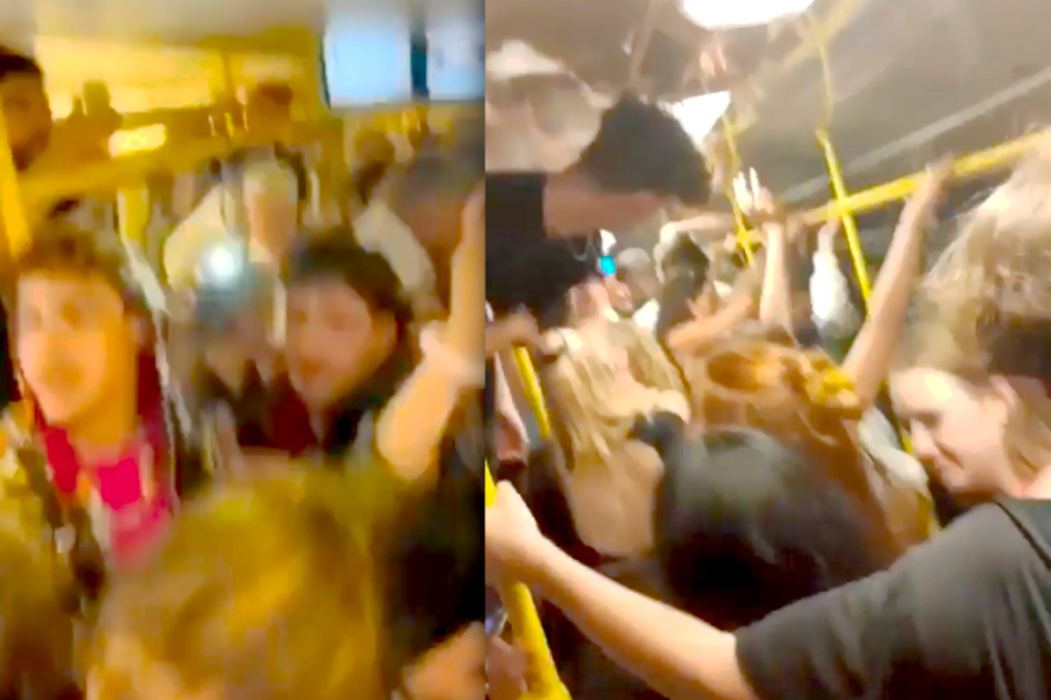 Wilde Partys in Berliner U-Bahn: Diese Bilder machen sprachlos!