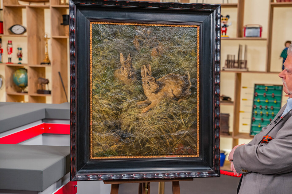 Die "Wilden Kaninchen im Grase" brachten bei einer späteren Auktion 43.520 Euro ein.