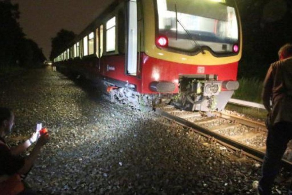 Durch einen Baum, der auf die Gleise geraten war, entgleiste die S-Bahn teilweise. (Symbolbild)