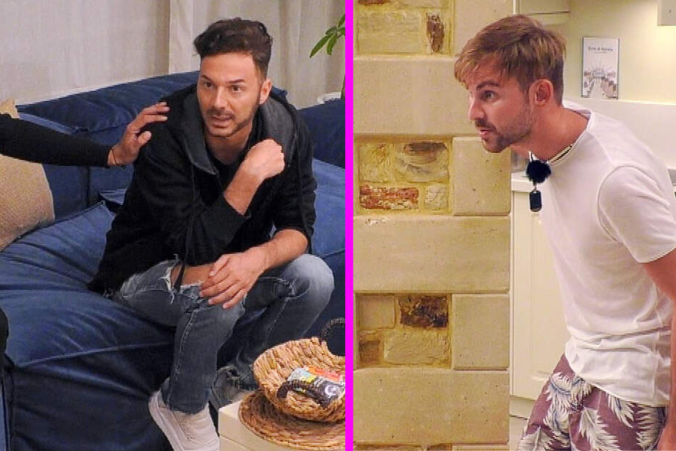Sam (28, l.) und Pascal (27) geraten aneinander.