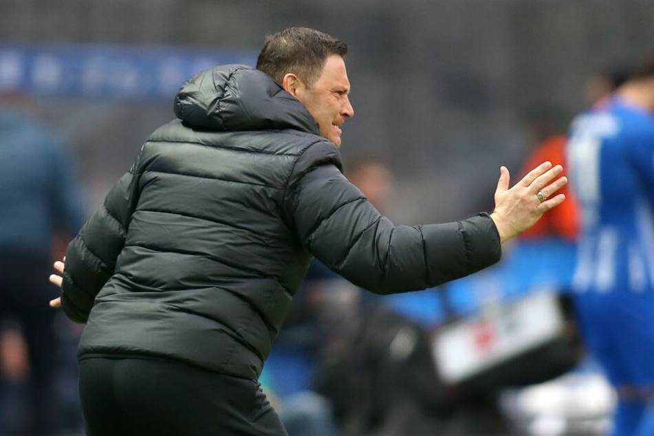 Pal Dardai war mit der ersten Hälfte völlig unzufrieden.