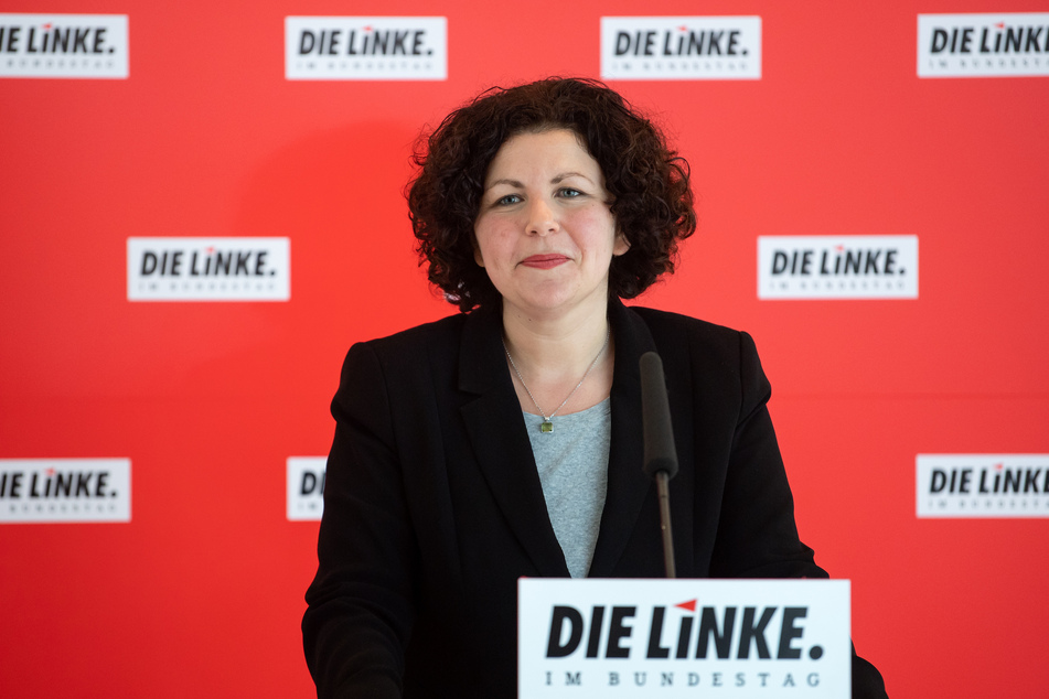Die Fraktionsvorsitzende der Linken Amira Mohamed Ali (41).