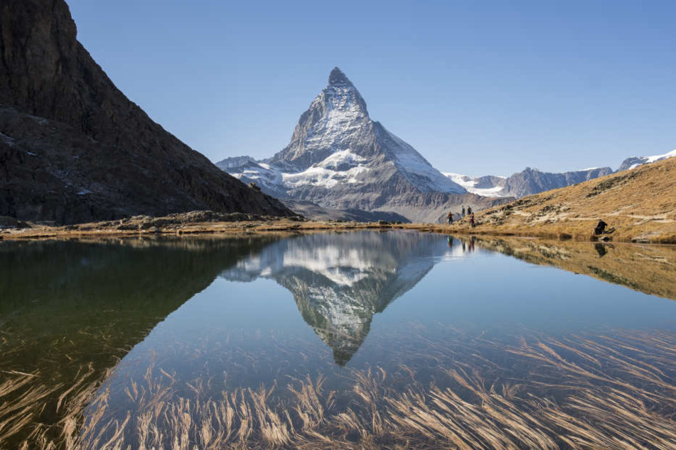 Das Matterhorn ist auch abgebildet auf der Verpackung.