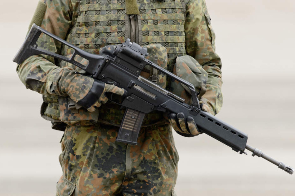 Munition für ein Sturmgewehr G36 fanden die Polizisten in der Wohnung.