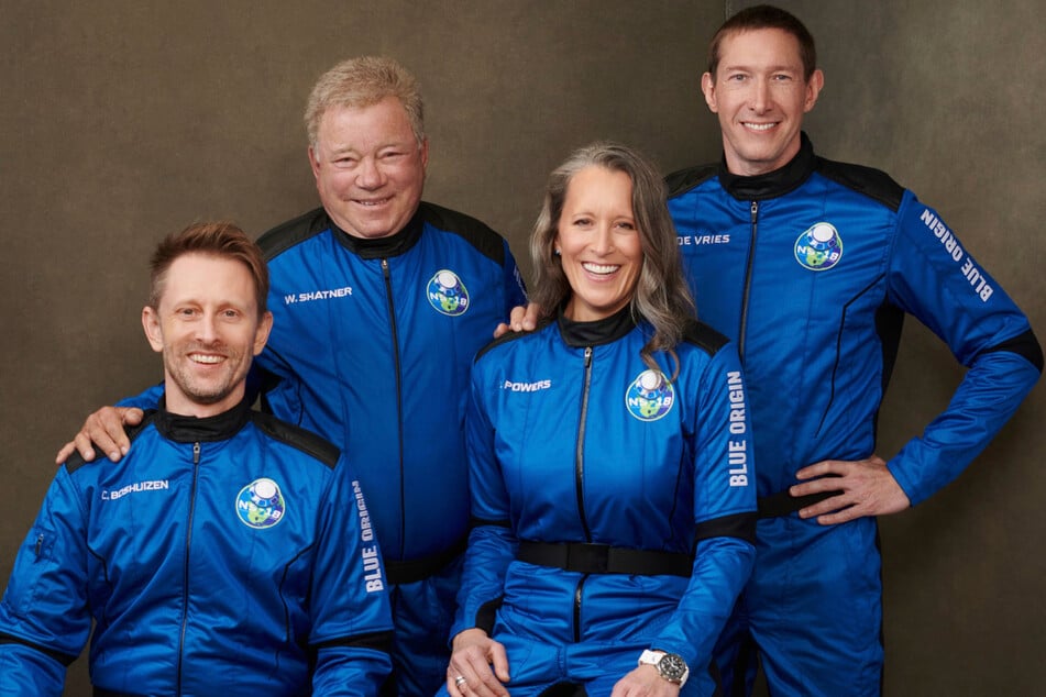 Chris Boshuizen, William Shatner, Audrey Powers und Glen de Vries (v.l.n.r.)