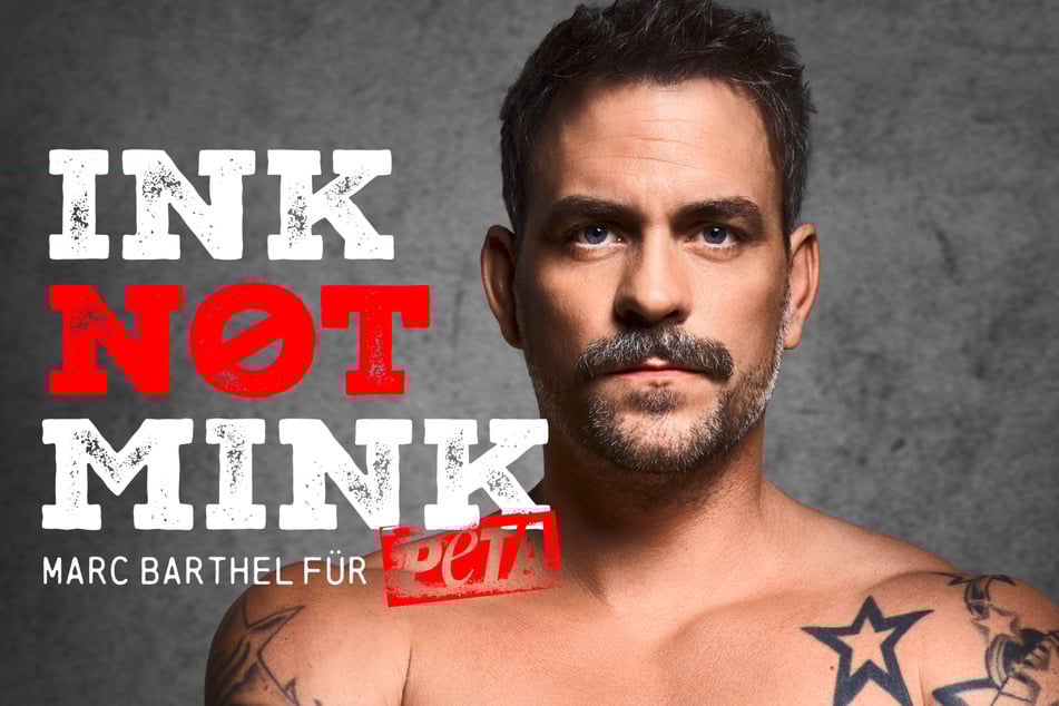 Marc Barthel (36) zog für die neue "PETA"-Kampagne blank.