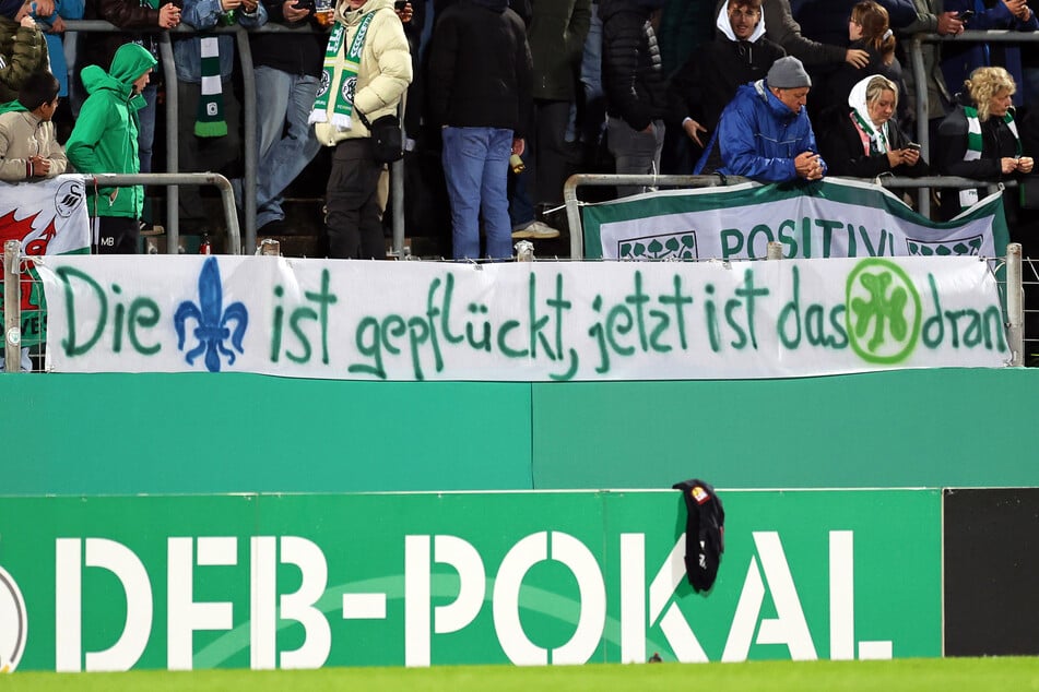 Die Homburger Fans waren schon vor der Partie zuversichtlich, schließlich hatte ihr Team bereits einen Bundesligisten im Pokal eliminiert.