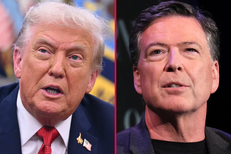 President Donald Trump mocked former-FBI director James Comey in a post on Truth Social that celebrated his indictment.