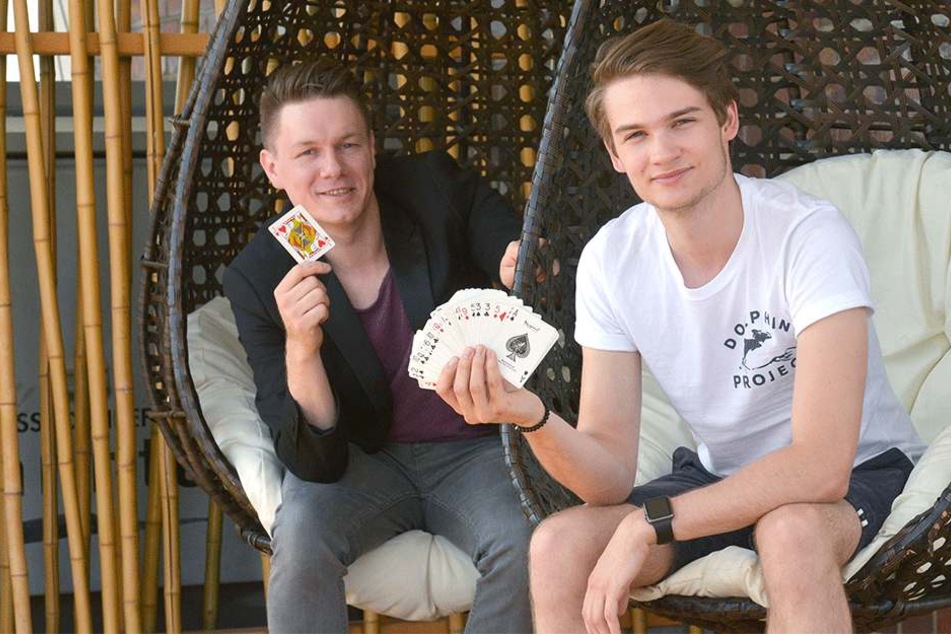 Thomas Majka (30, links) und Vincent Frommer (19).