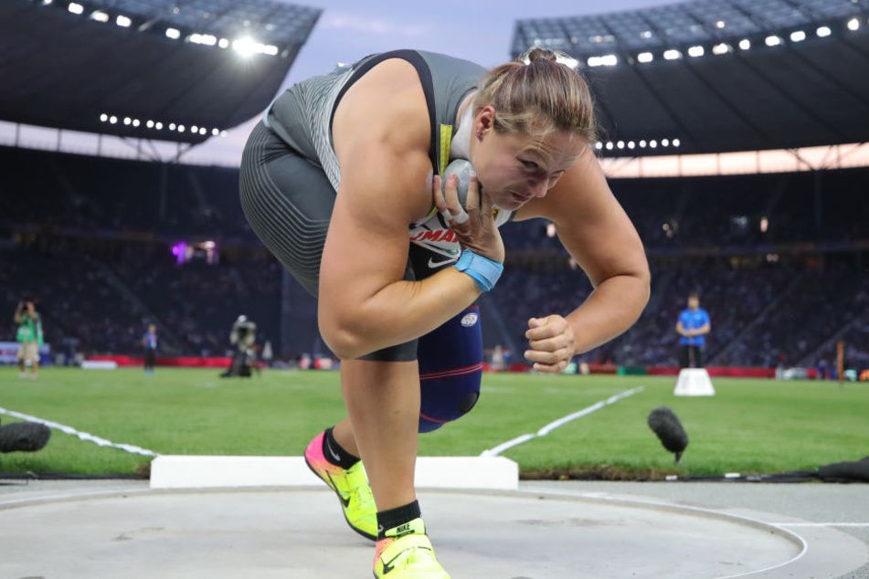 Christina Schwanitz hat heute eine Heimspiel. Sie geht für den LV Erzgebirge in den Ring.