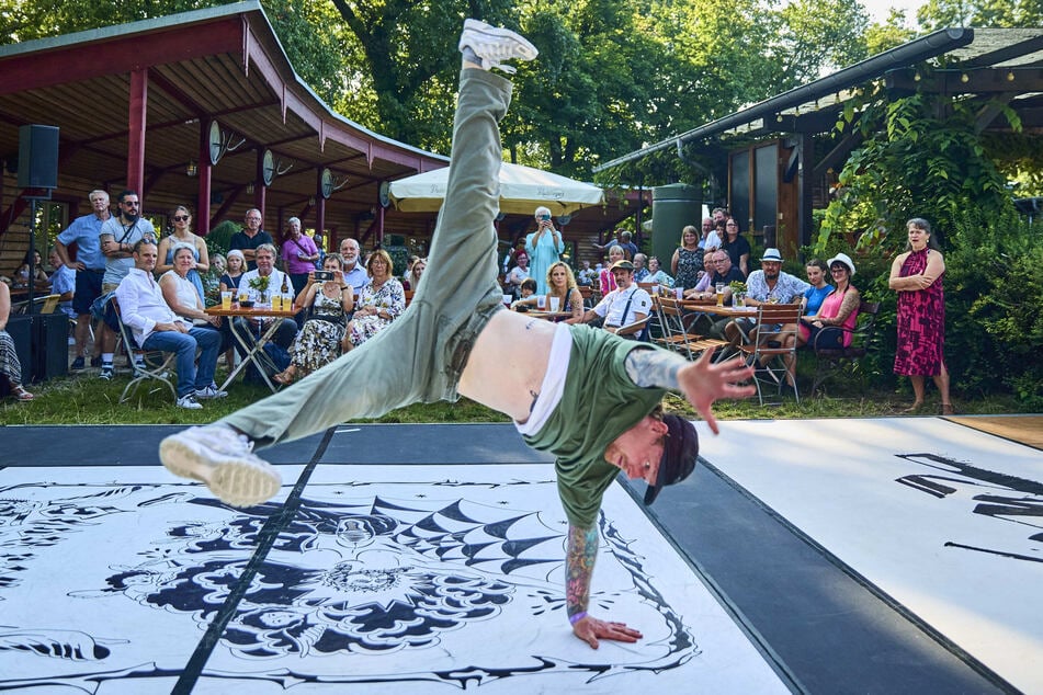 Die Saxonz begeisterten bei der Schlössernacht 2025 im Saloppe-Areal.