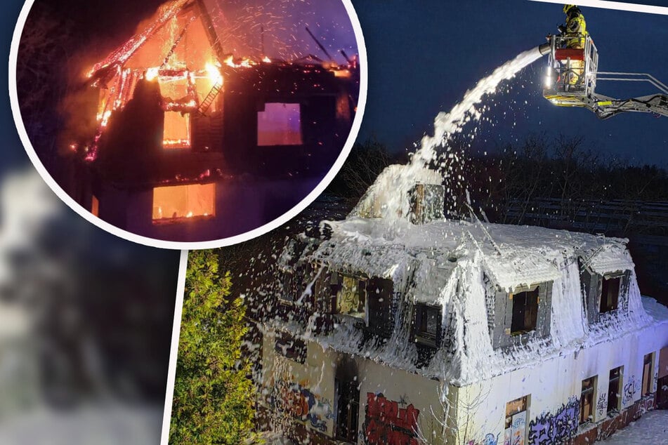 Feuerwehr stundenlang im Großeinsatz: Gleich zwei Dachstühle in Brand