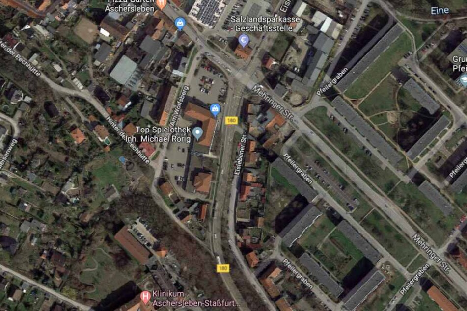 Der Brand ereignete sich an der Eislebener Straße.