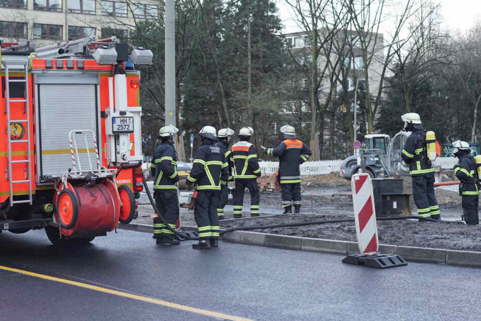 Die Feuerwehr war mit einem Großaufgebot vor Ort.