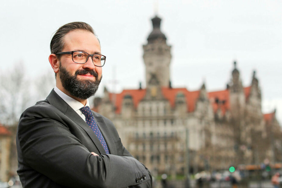 Sebastian Gemkow (41) will für die CDU das Leipziger Rathaus erobern. Seit der Wende ist es in SPD-Hand.