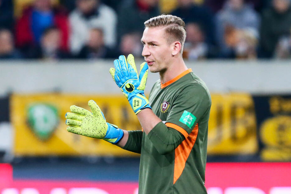 Kevin Broll kassierte mit Dynamo Dresden eine bittere Last-Minute-Pleite beim HSV. (Archivbild)