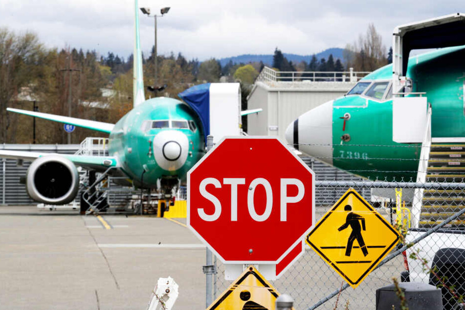 Die 737 Max bleibt vorerst noch am Boden der Boeing-Werke (Symbolbild).