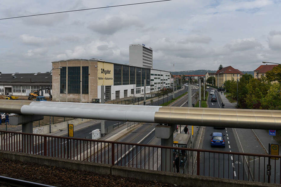 In der Nähe des S-Bahnhofs Dobritz haben die Planer Flächen ausgemacht, die sich für Hochhäuser eignen.