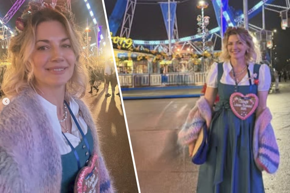 Nina Bott (47) verzichtete bei ihrem Besuch auf dem Oktoberfest auf Alkohol.