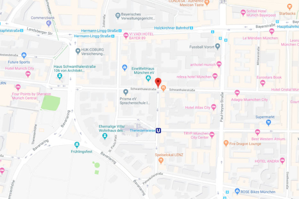 In der Schwanthalerstraße in München ist es zu einem Zwischenfall gekommen.