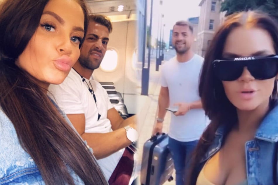 Nach dem gemeinsamen Flug am Sonntagabend nach Berlin, haben Janine und ihr Freund Tobi am Montagmorgen verschlafen.