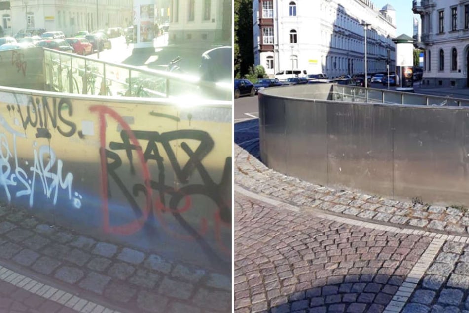 Vorher, Nachher: Die Vereinsmitglieder leisteten ganze Arbeit.
