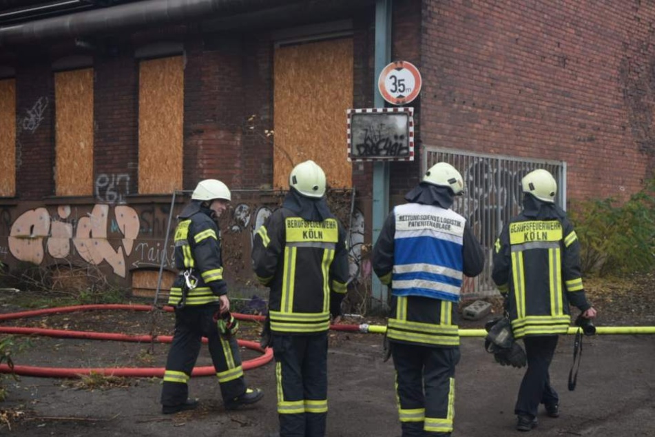 Die Kameraden der Kölner Feuerwehr.