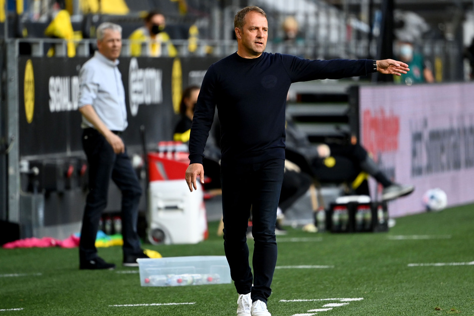 Bayern-Trainer Hansi Flick zeigte sich nach dem Sieg des FC Bayern München gegen Borussia Dortmund sehr zufrieden.