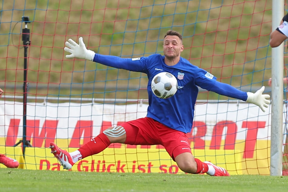 FSV-Torwart Lucas Hiemann (26) war es zu verdanken, dass Zwickau nicht total unterging.