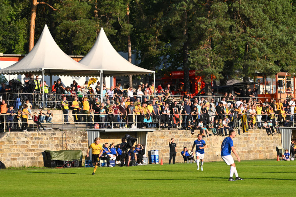 Im vergangenen September bestritt Dynamo Dresden das Sachsenpokalspiel gegen den ATSV "Frisch Auf" Wurzen im Jägerpark.