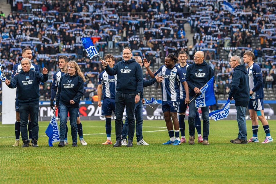 Hertha BSC hat vor dem Spiel ein wichtiges Zeichen gegen Einsamkeit im Alter gesetzt.