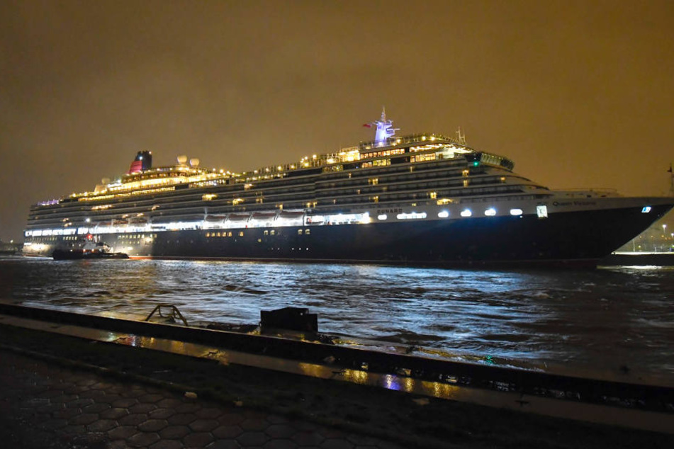 Die Queen Victoria legte in Steinwerder an.