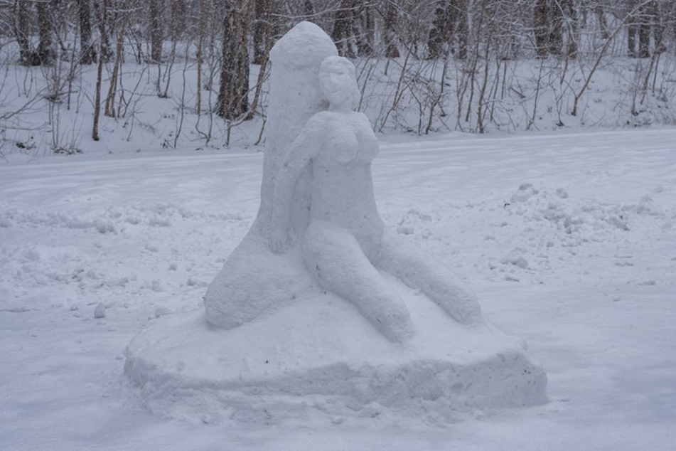 Für die neue Radeberger Schneefigur wird noch ein Name gesucht.