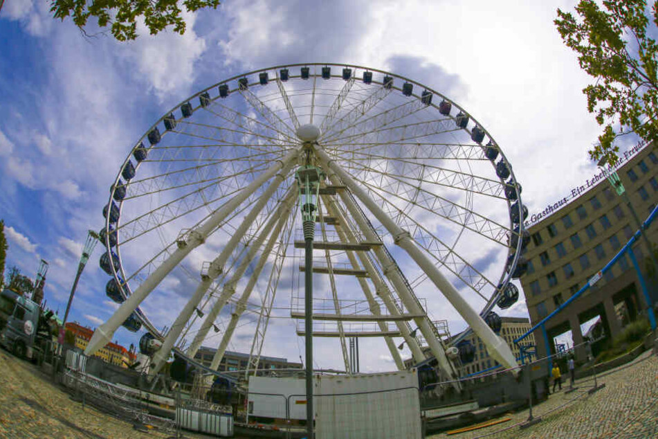 Das Riesenrad auf dem Postplatz scheint gerettet.