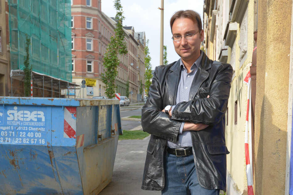 Sandro Schmalfuß (39), Stadthistoriker.