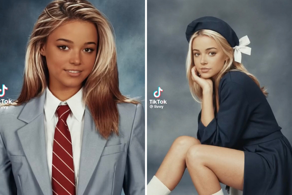 Olivia Dunne with the help of AI, managed to create senior pictures with a spunky 90s school style twist that has TikTok fans going nuts.
