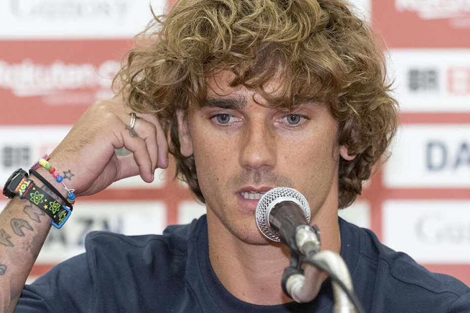 Antoine Griezmann am 22.7.2019 vor dem Testspiel seines neuen Klubs gegen den FC Chelsea London.