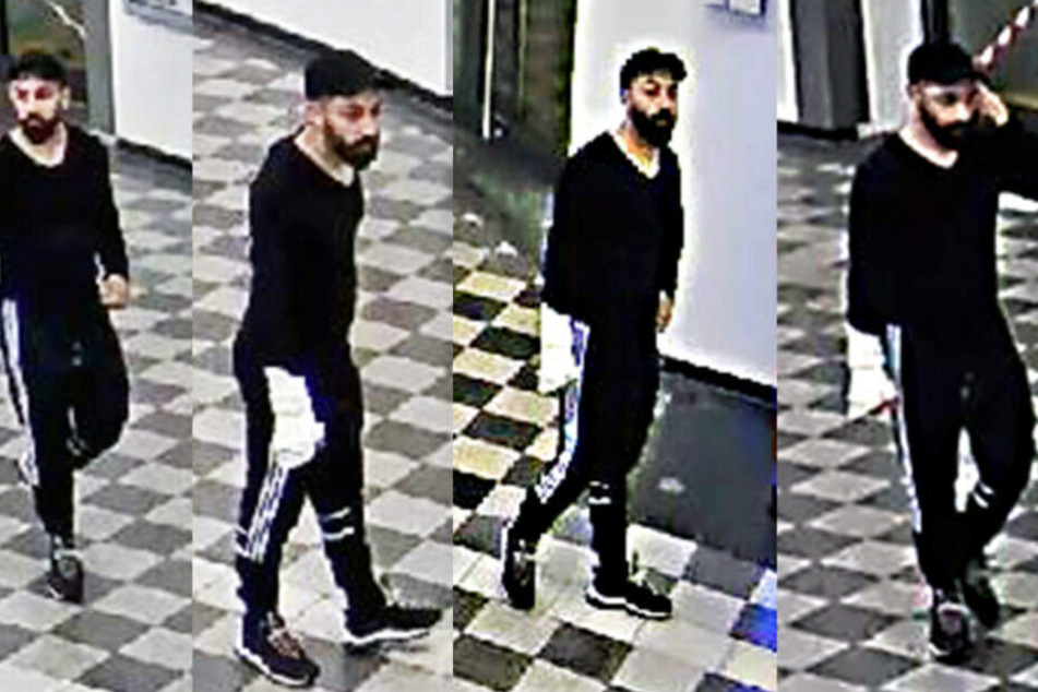 Mit diesem Foto fahndet die Polizei nach einem der vier Tatverdächtigen.