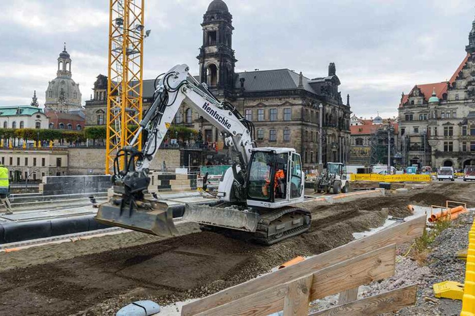 Hier wird kräftig gebaut.