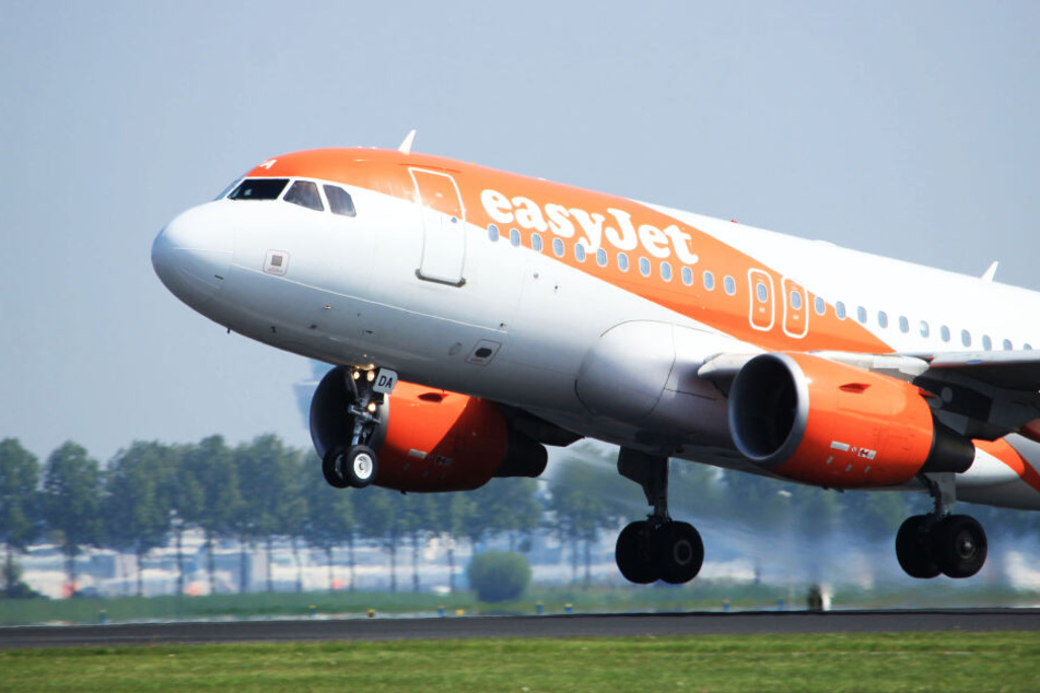 Eine Easyjet-Maschine startet am Flughafen Amsterdam-Schiphol (Symbolbild).