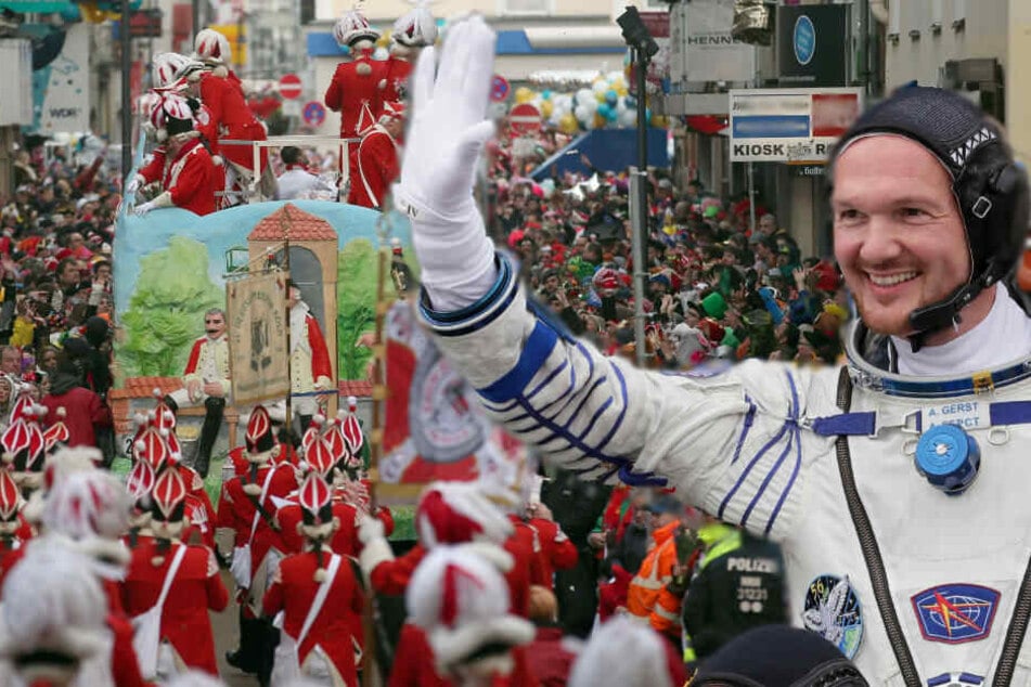 Alexander Gerst wird beim Rosenmontagszug dabei sein, aber nicht als Raumfahrer.