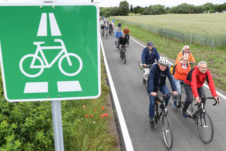 Seit 2019 gibt es in Hessen einen Radschnellweg zwischen Darmstadt und Egelsbach.
