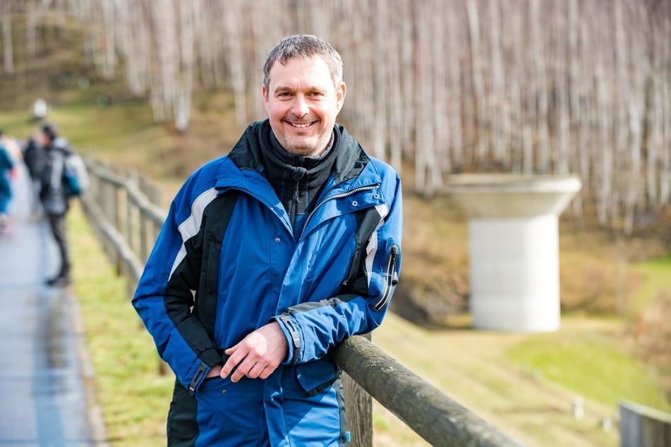 Eckehard Bielitz (50) arbeitet auch als Geschäftsführer der Landestalsperrenverwaltung (LTV) regelmäßig in der Natur.