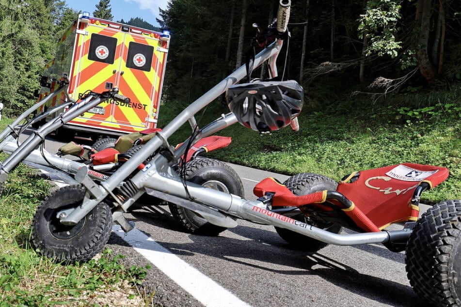 Mountain-Trikes haben keinen Motor, können bei den Fahrten in Richtung Tal aber bis zu 80 Kilometer pro Stunde.