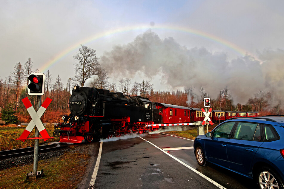 Unwetter und Waldbrände sorgen oftmals für Zugausfälle bei den Harzer Schmalspurbahnen. (Archivbild)