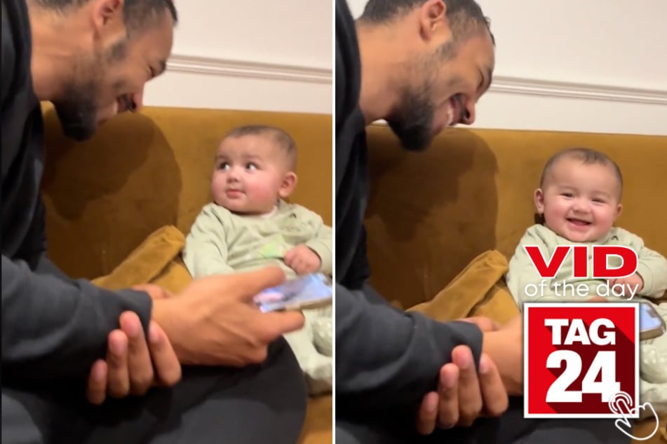 Today's Viral Video of the Day features a dad who sang a beautiful rendition of the SpongeBob Squarepants theme song for his adorable toddler.