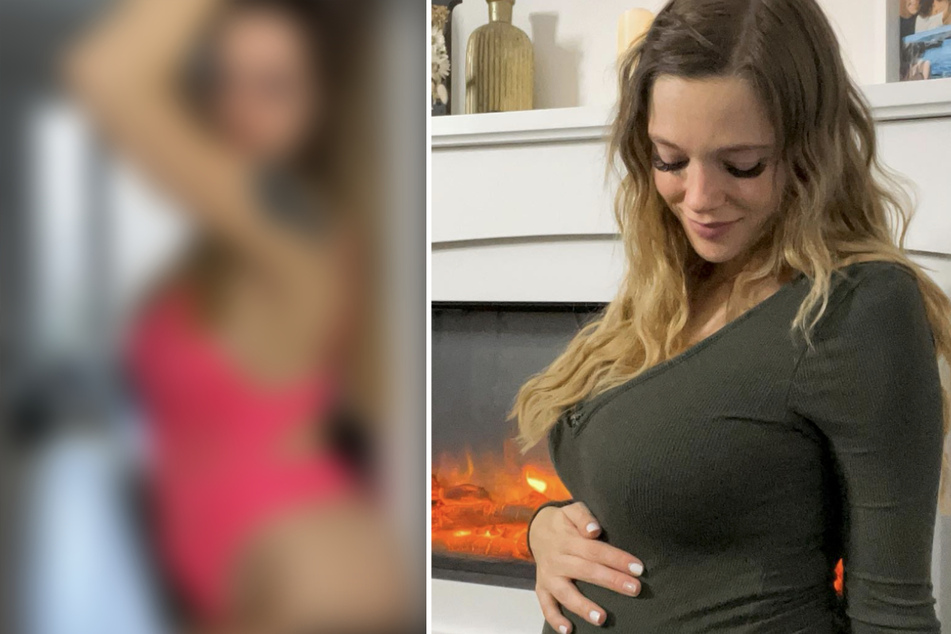 Anne Wünsche: Schwangere Anne Wünsche zeigt ihren Babybauch - in sexy Unterwäsche