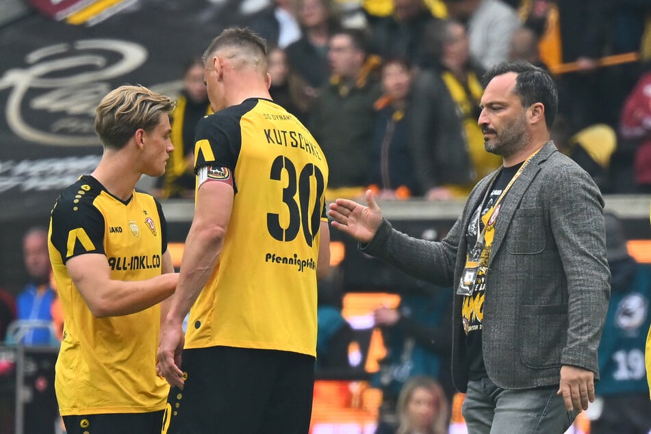 Jonas Oehmichen (21, l.), Stefan Kutschke (36, M.) und Tony Menzel (20, nicht im Bild) sorgten für Aufregung.