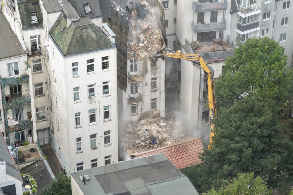 Der Abriss hat begonnen.