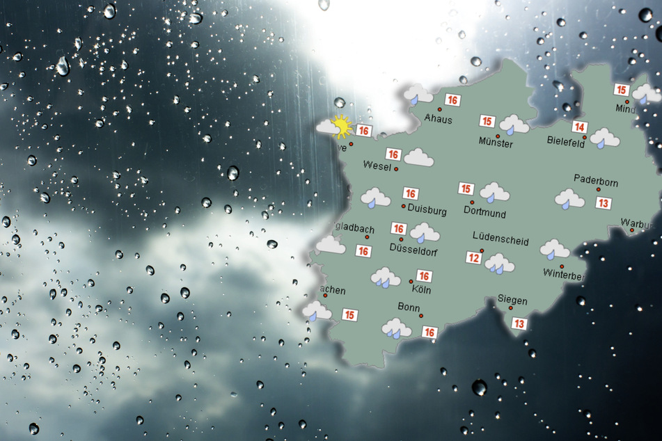 Die Sonnenstrahlen verstecken sich am Donnerstag hinter dichten Wolken. Örtlich kann es regnen.